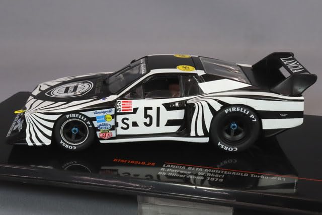 Ixomodel B Lancia Beta Monte Carlo Turbo 79 Silver GTM162LQ #51 R.Patrese/W.Rhörl 1/43
