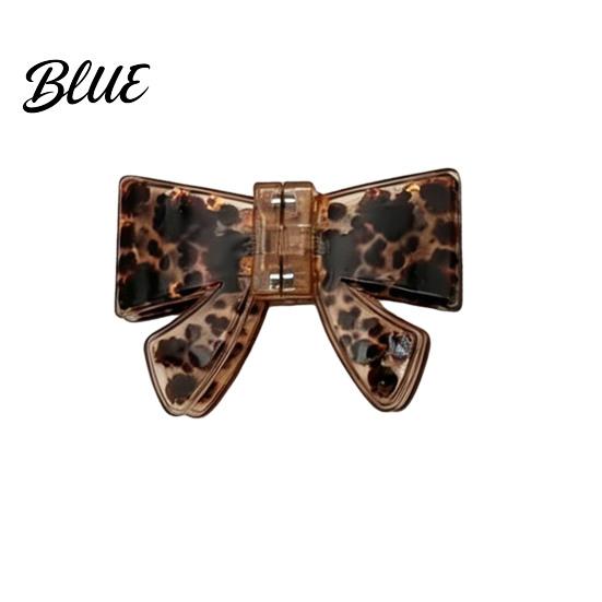 Haarspange Magnetische Spange Schleifenform Nadel mit Leoparden-Marmor Starke Schnalle Muster DIY Nahtlose Haarstyling-Accessoires für Einfache Halboffene Frisuren