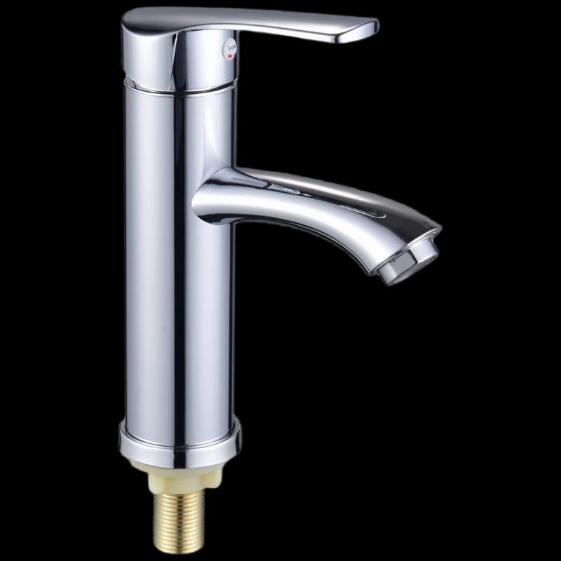Junshi Stainless Steel Single Cold Basin Faucet (2-Pack)