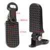 Bicycle Rear Pedal for Electric Bike Foldable Design Aluminum Alloy Material Anti Slip Pattern Wide Application