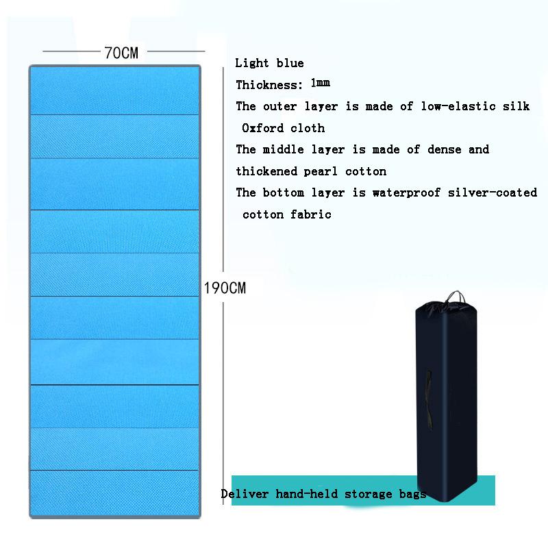 Office Nap Mat Nap Floor Mat Outdoor Folding Moisture-proof Floor Mat Floor Mat Camping Rest Mat Floor Mat