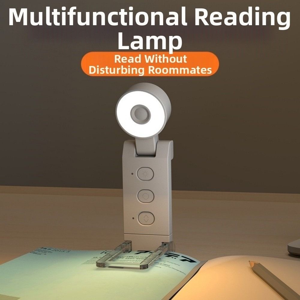 Clip-on/Stand Reading Lamp 6  Levels Brightness Night Light Portable LED Book Lights  Reading