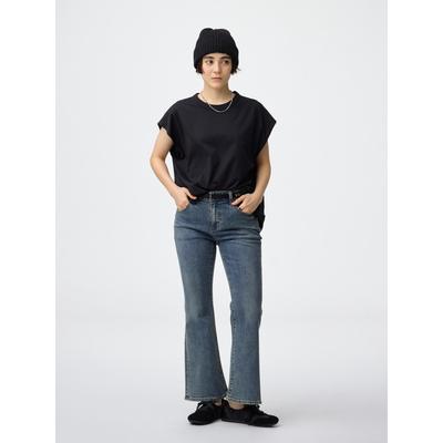 Slim Flare Jeans Shorter Length