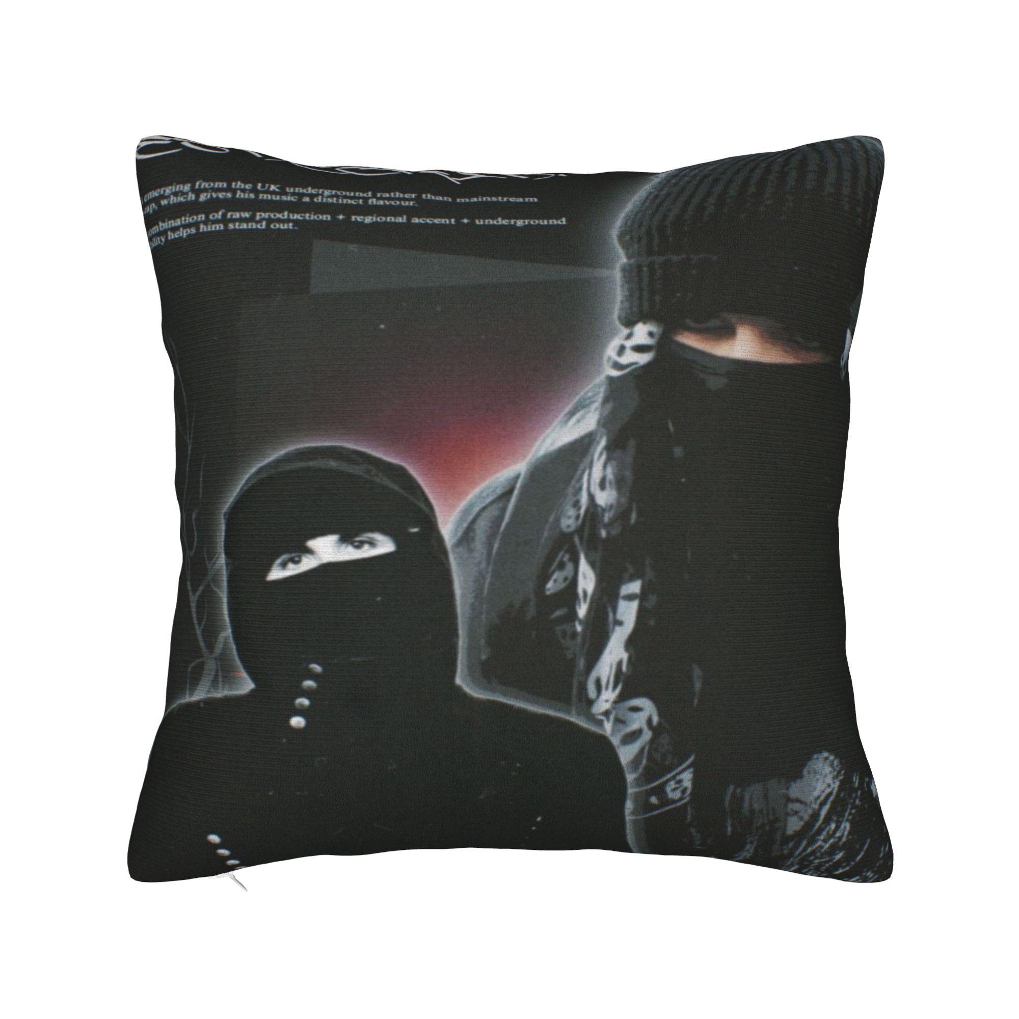 

Rapper EsDeeKid Printing Pillowcase Cushion Cover Pillow Covers Y2K Home Decorations Square Multi Size 30cmx30cm