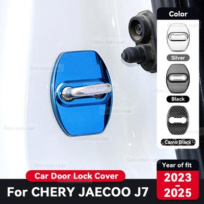 Für CHERY JAECOO J7 2023-2025 Auto Türschlossschutzabdeckung Rostschutz Edelstahl Auto Innendekorationszubehör