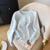 Sweet Age-Defying Embroidered Floral Knit Cardigan - 2025 Autumn/Winter Women's Outerwear
