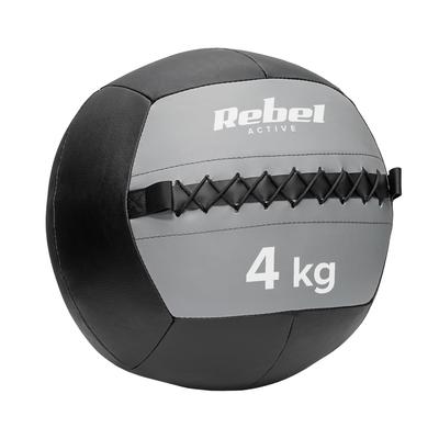 Rebel Leather Rehabilitation Exercise Medicine Ball 4 Kg