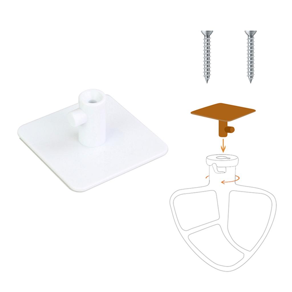 4 Stück Standmixer Zubehörhalter Küchenmixer Zubehör Aufhänger Unter Schrank Teighaken Aufbewahrung für Standmixer