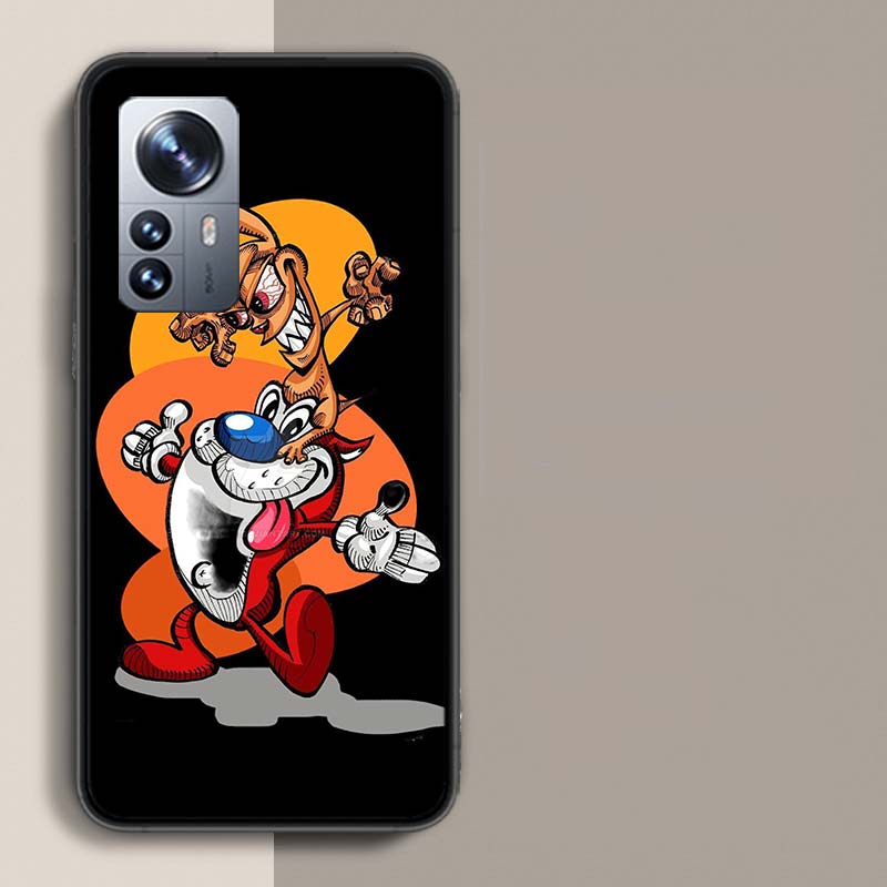 Anime Ren and S-stimpy Phone Case For Redmi Note 15 Pro 5G 14 13 12 Pro Plus 11 11T 11E 11S 10 Pro 10S 9 9S Cover Cell Clear Wit