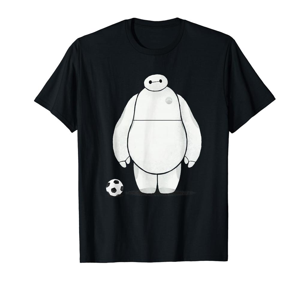 Disney Big Hero 6 Baymax & Soccer Ball Vintage Shot T-Shirt