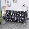 Black Geometric Folding Sofa Bed Case Living Sofa Cases Elastic Spandex Stretchdouble Seat Case Slipcovers For Living Room Area Geometric Print