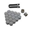 20Pcs 17mm Silicone Wheel Hub Screw Covers, Universal Anti-Rust Car Tire Nut Protection Caps