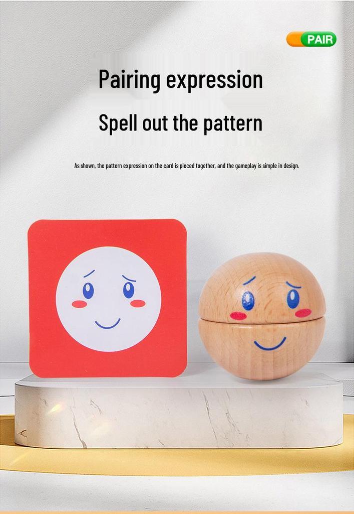 Face-Changing Expression Ball Game: Large, Educational, Parent-Child Interactive Toy for Early Childhood Development