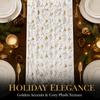Christmas Tree Pattern Christmas Table Runner Embroidered Cabinet Cover Towel  Dinner Party