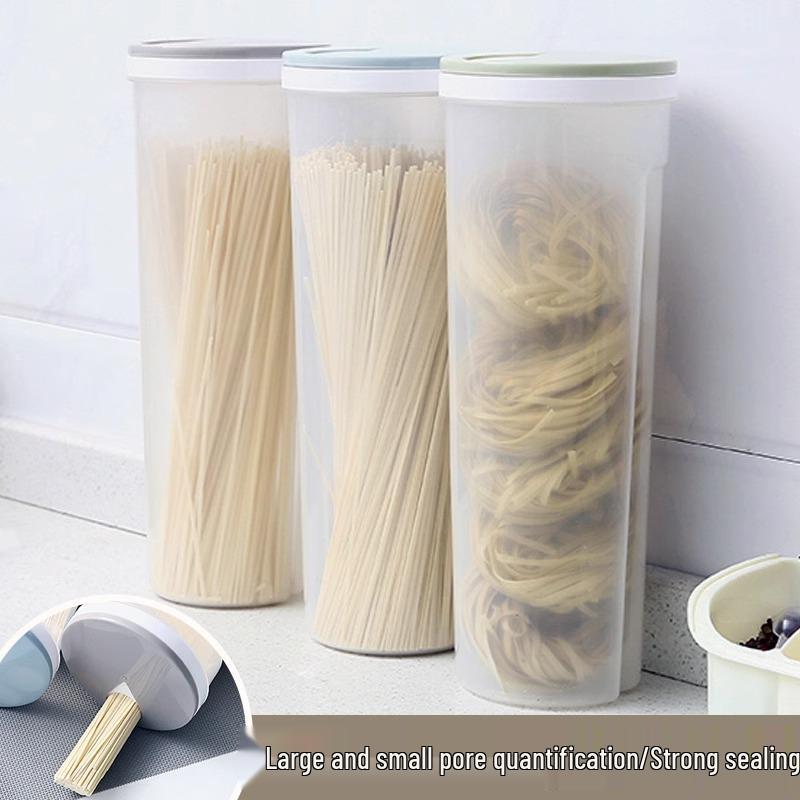 Reusable Large-Capacity Transparent Noodle Storage Bucket