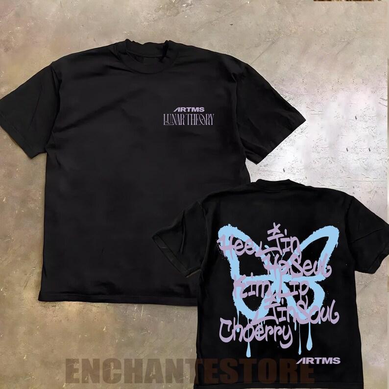 2026 Summer Hot Sale Artms Lunar Theory Kpop T-shirt Y2K Men Women Harajuku Hip Hop Punk T-shirt Casual Loose Crew Neck Summer Tops