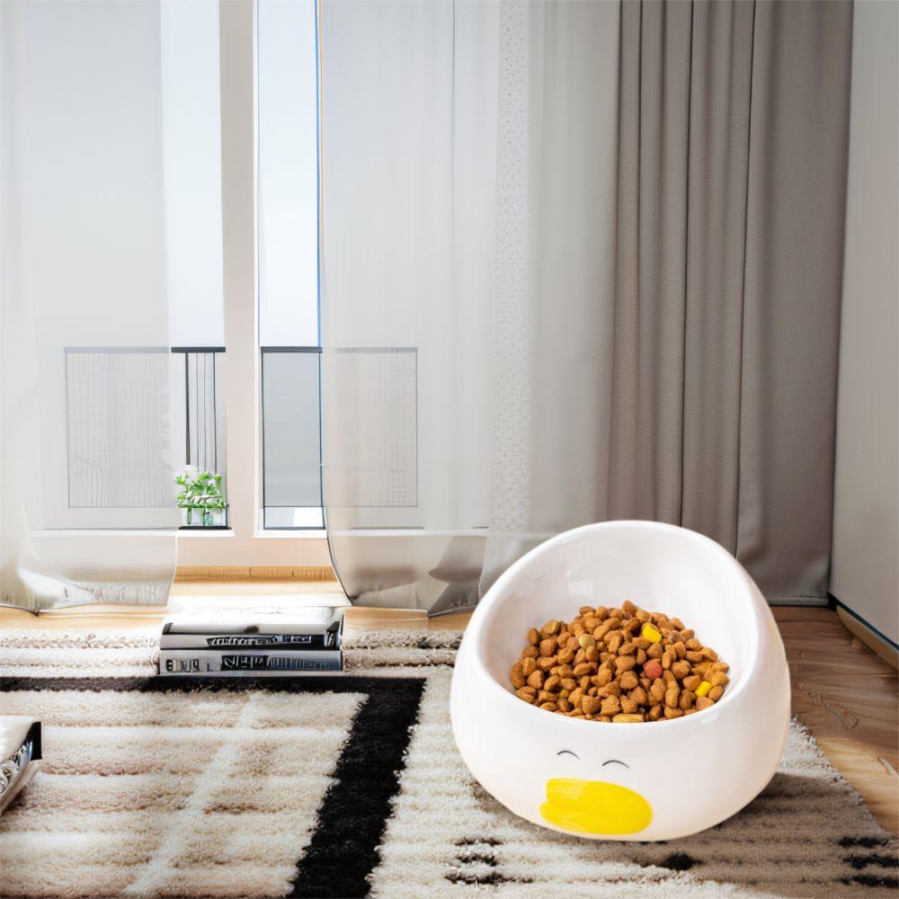 Anti Black Chin Dog Food Bowl Raised Design Anti-Tipping Bowl Creative Cat Bowl  Pet Feeding