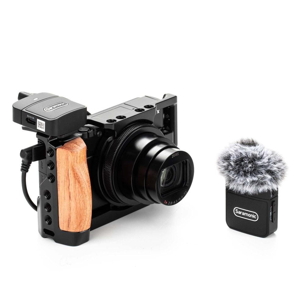 Saramonic Blink100-B1 2.4G Ultra-Compact Wireless Microphone System Transmitter and Receiver Black