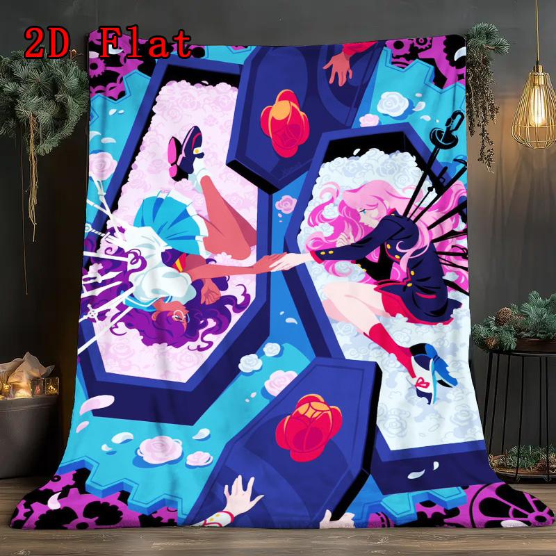 Girl-themed Graphic Design 2D Flat Pattern Flannel Blanket High Quality All Seasons Warmth and Comfort Perfect for Christmas Gifts.PMT0914454