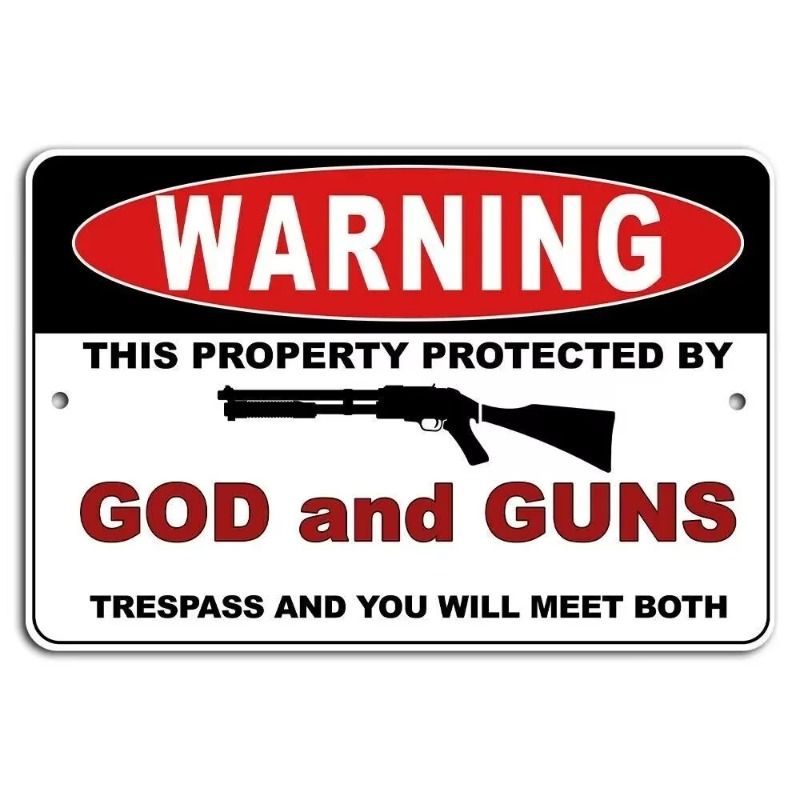 Metal Wall Art Decorative Sign Hanging Home Decor 20x30cm