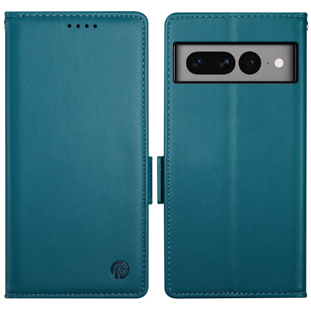 DF-010 For Google Pixel 7 Pro 5G Case Wallet Leather Phone Cover Flip Stand View Magnetic Protect