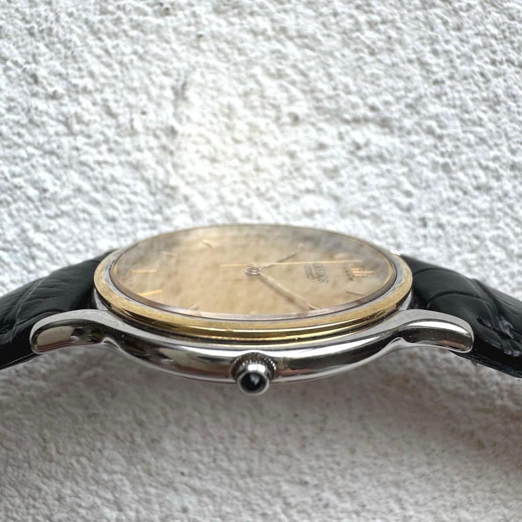 Used [New battery] SEIKO Credor 18KT gold dress watch men's watch
