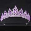Luxury Crystal Tiaras and Crowns Rhinestone Prom Diadem Crown Tiara for Women Bridal Wedding Hair Accessories Jewelry Crown Gift