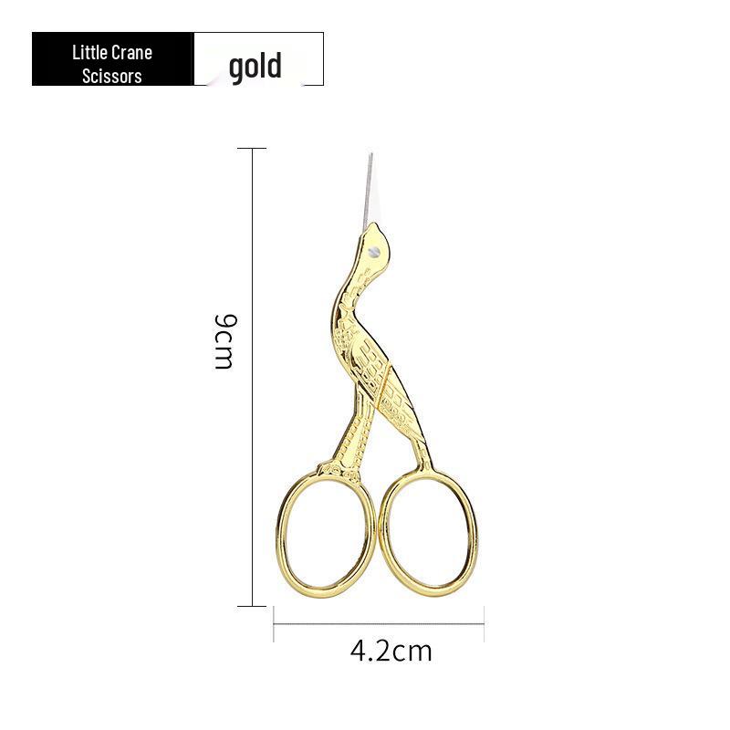 

Винтажные ножницы из нержавеющей стали для ногтей, ресниц и бровей - Прецизионная стрижка и использование для вышивания