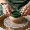 Reusable Plastic Pottery Molds Foot Ring Tools Set, 6 Sizes Clay Base Aligner Templates, Class Practice Equipment Shaping for Ceramic Mugs Bowls