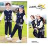 Conjunto de Uniforme Esportivo Infantil Azul Marinho: Conjunto de Três Peças Outono/Inverno para Jardim de Infância e Ensino Fundamental