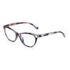 Flower Farsightedness Reading Glasses Anti Blue-ray Finished Far Sight Eyeglasses  The Aged