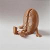 3D Printed Coffee Bean/Cup Figurines with Flexible Articulated Leg 3D Printer Coffee Fidgety Toy Stress Relief Gift