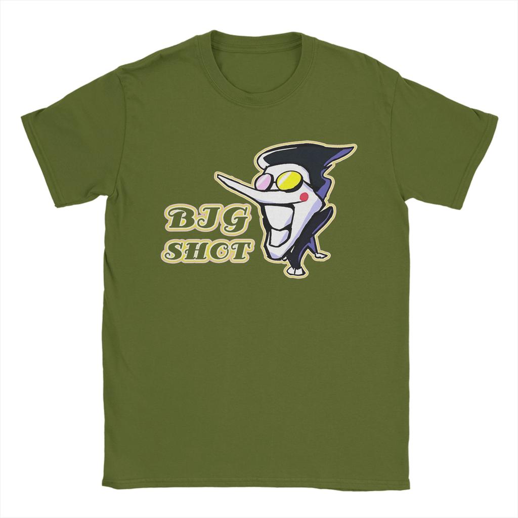 Spamton Deltarune Big Shot T-Shirts Unisex 100% Baumwolle Freizeit-T-Shirt Rundhals-T-Shirts Kurzarm-Oberteile 6XL