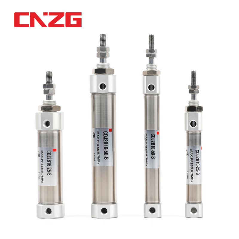 Pneumatic Air Cylinder Stainless Steel cdj2B10 Type Mini Double Acting Single Rod 10mm 16mm Bore 10~150mm Stroke CDJ2B16
