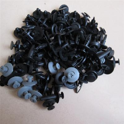 100 Stück Auto Gemischt Kunststoffnieten Befestigungselement Kotflügel Stoßstange Druckstift Clips Universal