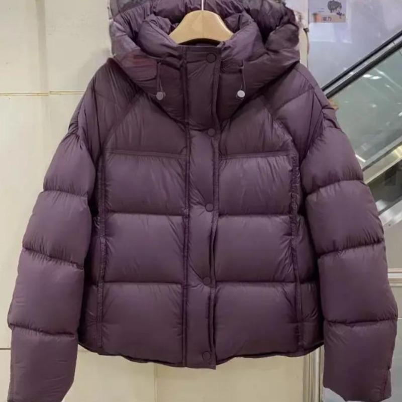 Prémiový smysl super dobře vypadající vatové oblečení z puffu zimní nové krátké s kapucí chlebový mrak volné bavlněné oblečení