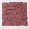 Pearl Chiffon Clover Rhinestone Beaded Ethnic Square Scarf For Women