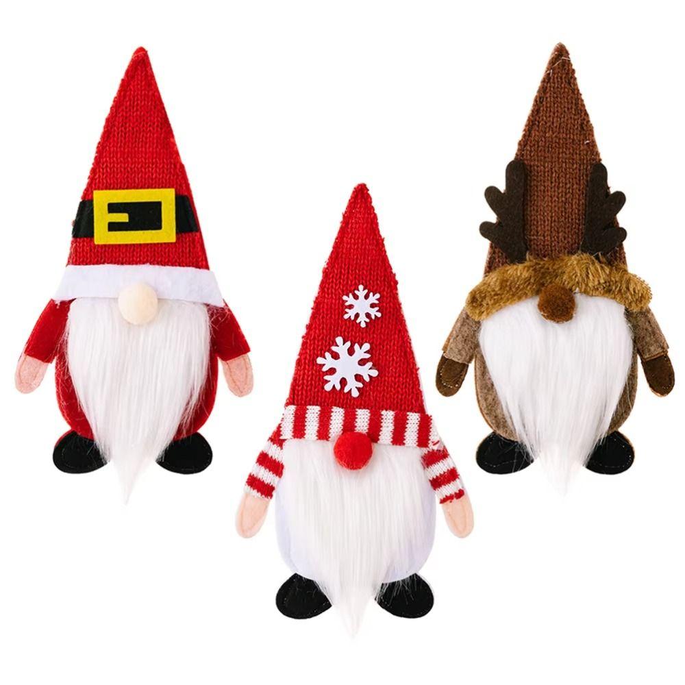 Cartoon Christmas Cutlery Cover Xmas Tableware Storage Bag  Party Dinner Table Decoration