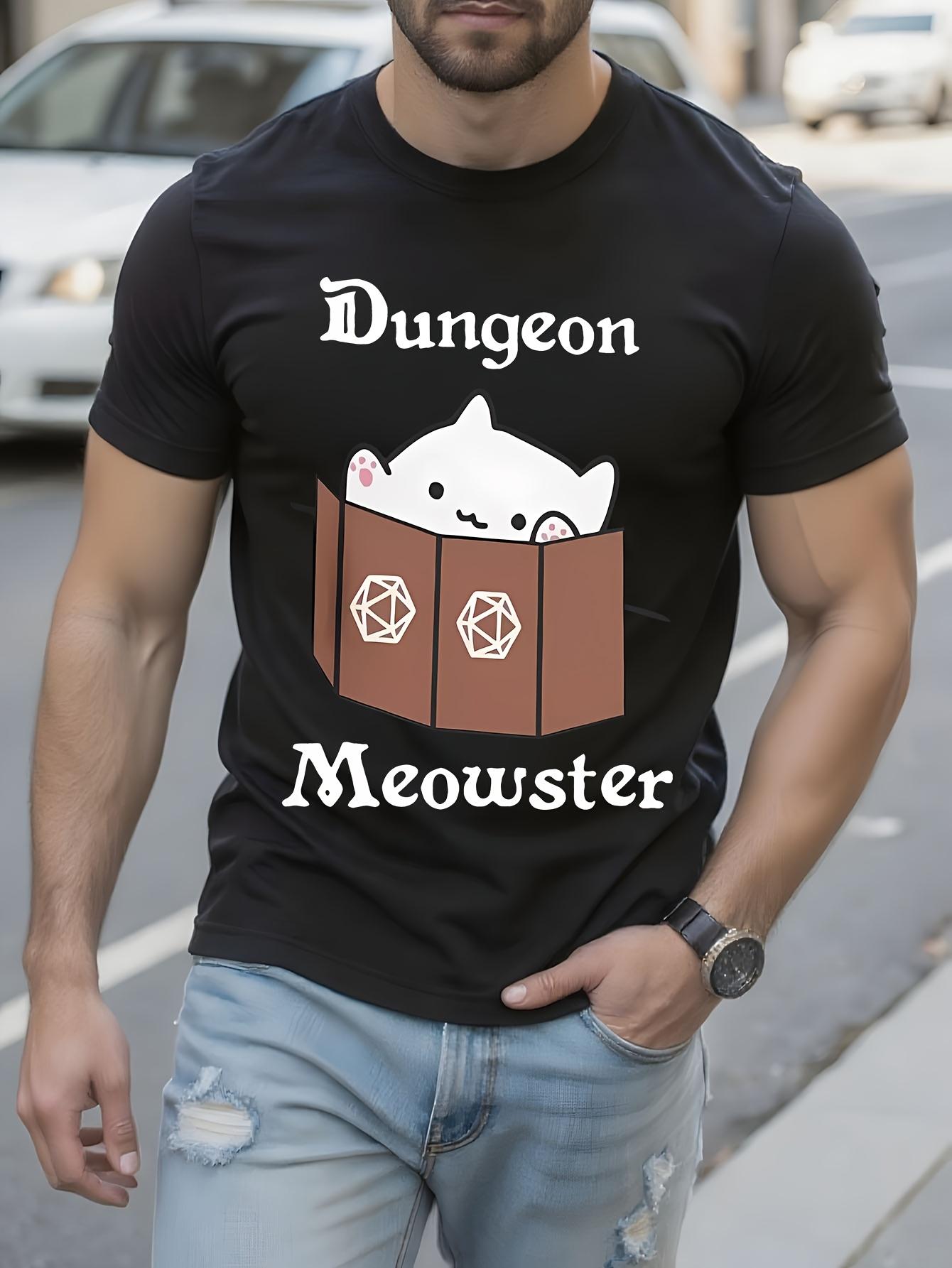Dungeons Dragons Meowster Funny Tshirt Funny Dungeons Cat... XXXL