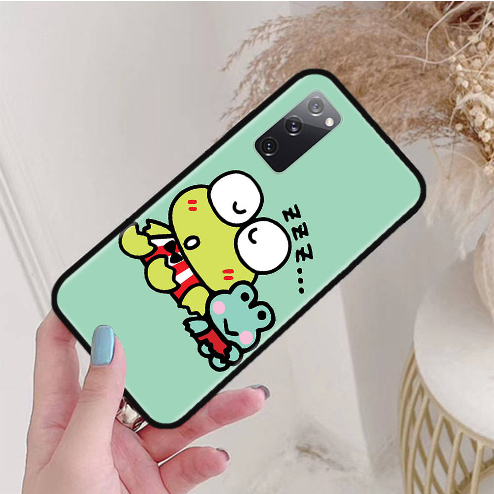 Black Case for Xiaomi Poco X6 X4 M5 M6 F5 F6 C65 C55 C50 C51 C40 Pro Redmi 14C A3X 13C 12C 11T 10A 9C Note 7 6 8A Plus L-17 Lovely Keroppi