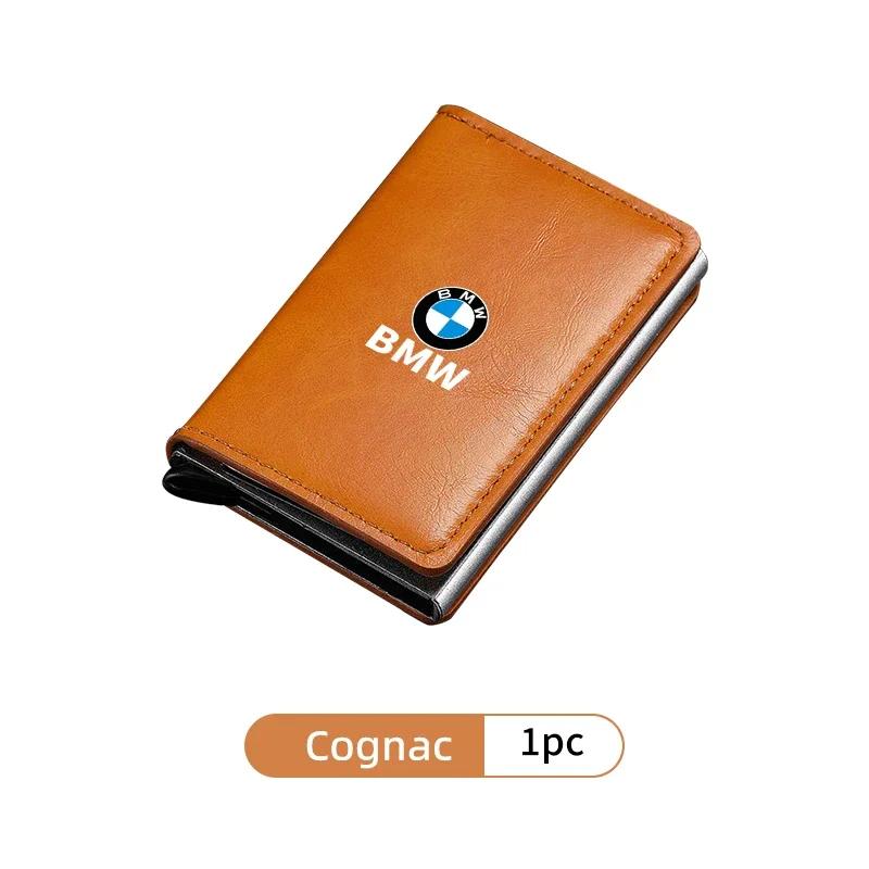 BAGX5 Adesivo Auto Caldo Per Portafoglio Uomo BMW Porta ID Carte di Credito Portafoglio RFID Custodia Pop-up per Carte Bancarie Per BMW E46 E90 E60 F30 F10 E39 E36 F