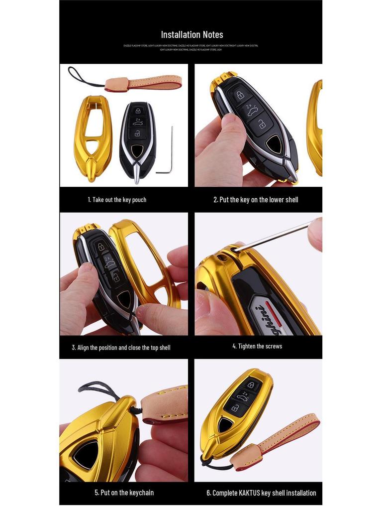 KAKTUS Cashu CNC Protective Car Key Case for Lamborghini URUS