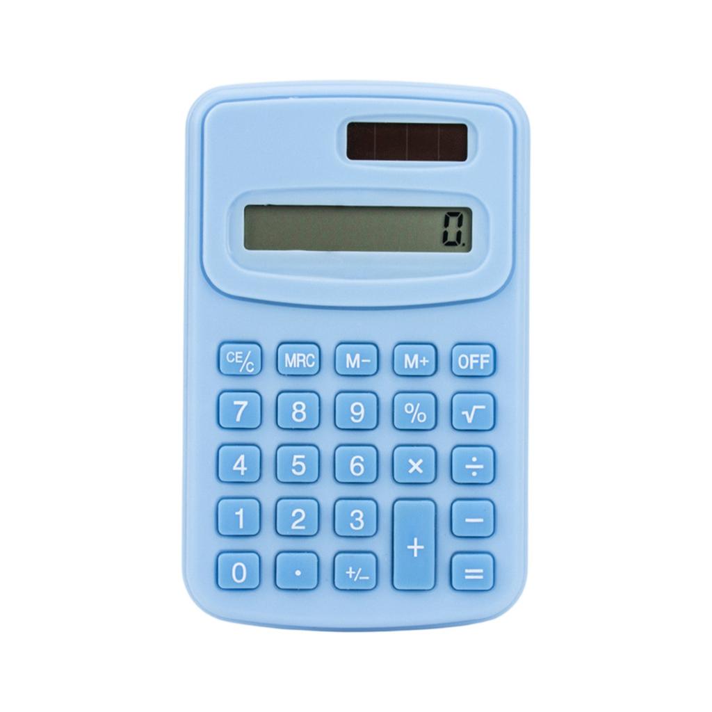 Calculatrice de poche Petite calculatrice à piles Taille Calculatrice 4 fonctions Calculatrice de base portable Pour étudiants Enfants École Maison
