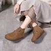 Single Women's Shoes, Retro Ankle Boots, Martens Boots, Soft Soles, Soft Leather, Plus-size Women's Boots
