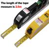 Multipurpose Level Laser Horizon Vertical Measure Tape Horizontal Ruler 4 In 1 Infrared Laser Level Cross Line Laser Tape