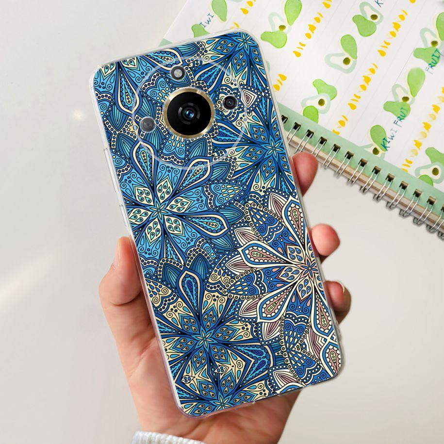 For Realme 11 Pro Plus Case RMX3740 RMX3741 Phone Cover Fashion Flower Butterfly Soft Silicone Funda For Realme 11 Pro 5G Bumper