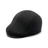 Hat Men's Beret Autumn and Winter New Woolen Ear Protector Peaked Cap Fleece Warm Cotton Hat Forward Hat