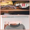 10 Pack Pants Hangers with Adjustable Non-Slip Clips Anti-Rust Hanging Hook for Trouser,Skirts,Jeans,Clothes Hangers