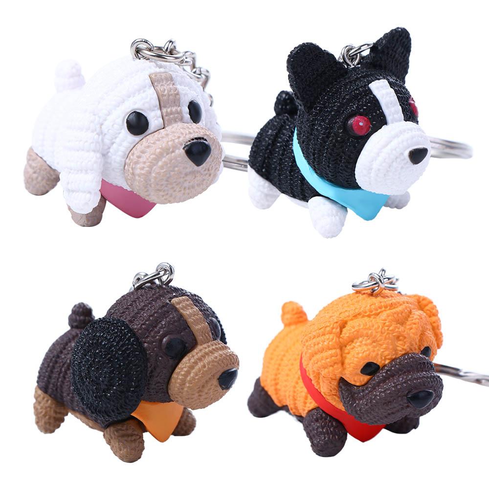 Interior Accessories Wool Dog Bag Pendant Dog Mascot Keychain Keychains Dog Doll Keyrings