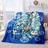 Pokem-Squirtles Decorative Blanket School Bedroom Decoration Fluffy Soft Blankets for Bed Bedspread the Sofa Throw Warm Winter89
